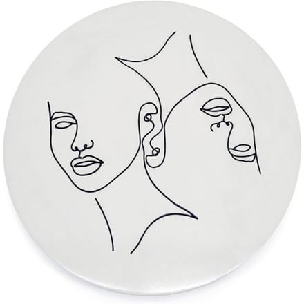 Furnilux Wanddecoratie - Abstract Klein 45 x 45 cm - Clay Kleur