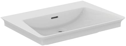 Ideal Standard La Dolce Vita - Wastafel, 66x47 cm, met overloop, zonder kraangat, wit E270001