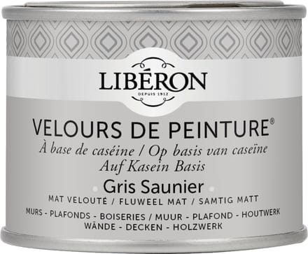 Liberon Velours De Peinture Muurverf - Mat - Gris Saunier - 0,125l