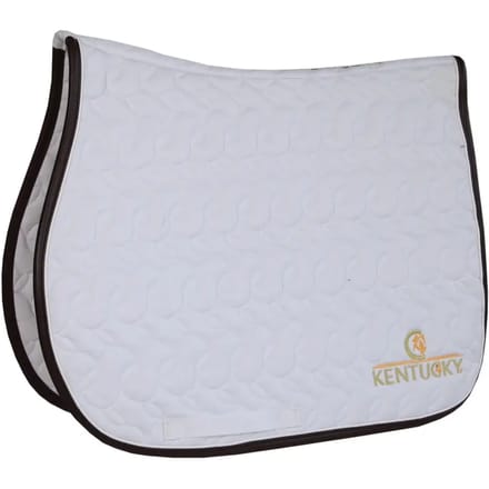 Kentucky Horsewear - Zadeldek - Wit - Met Logo