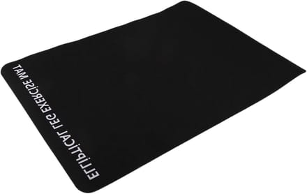 Trainingsmat Ellipsmachine - Oefenmat Bureau - Bescherming Vloer - Antislip Deeltjes - Niet gespecificeerd - Zwart