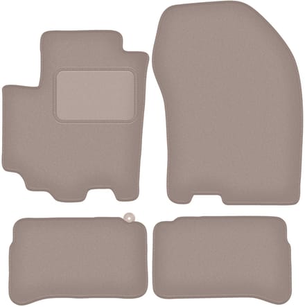 Beige velours matten voor: Suzuki Vitara II FL SUV (2018-)