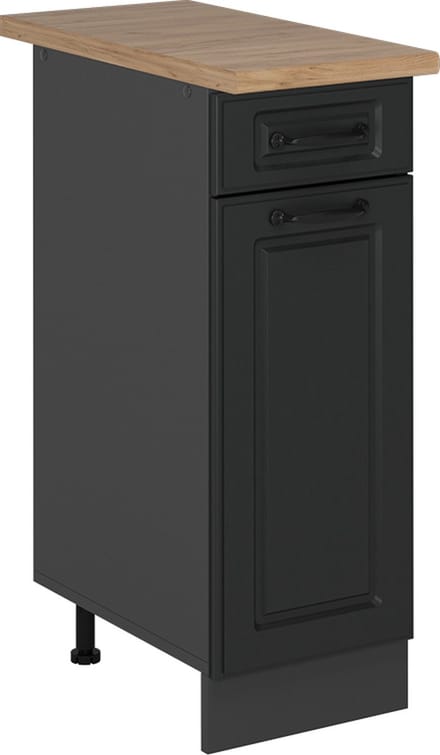 Vicco R-Line Keukenonderkast – 30 cm, WB Eik Antraciet landhuis