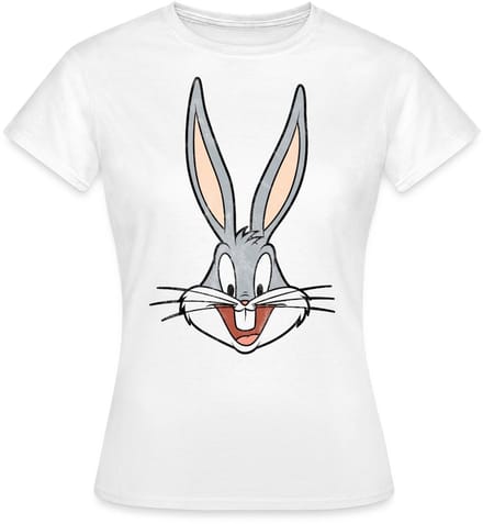 Looney Tunes Bugs Bunny Distressed T-Shirt Dames