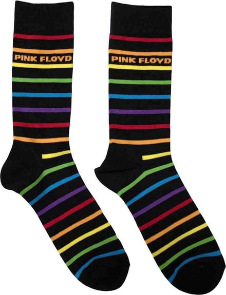 Pink Floyd - Wide Stripes Sokken - EU 39-45 - Zwart