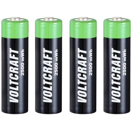 VOLTCRAFT HR6 Oplaadbare AA batterij (penlite) NiZn 1500 mAh 1.6 V 4 stuk(s)