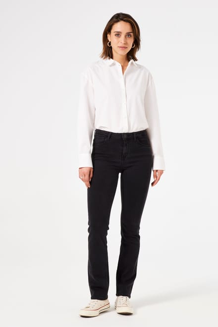 GARCIA Celia Dames Slim Fit Jeans Zwart