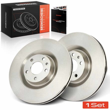 Frankberg 2x Remschijven Vooras voor Audi A4 Avant Cabriolet 16L 18L