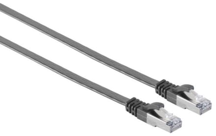 UFTP CAT7 platte netwerkkabel | PVC | zwart | 10 meter