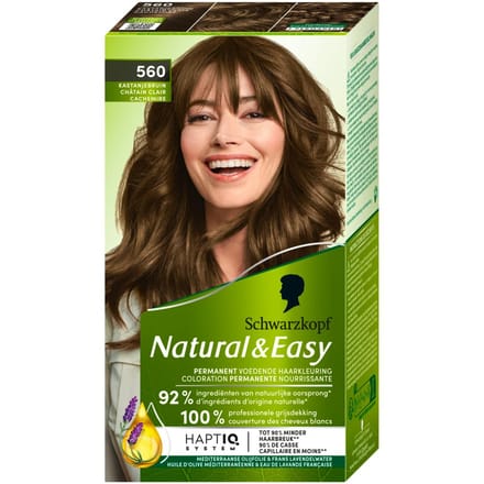Schwarzkopf Natural &amp; Easy 560 Cashmere Light Brown 1 pcs