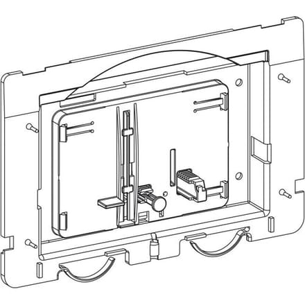 2-flush actuating mechanism for SK SC R11 MEPAsun/star 2-M 590.211