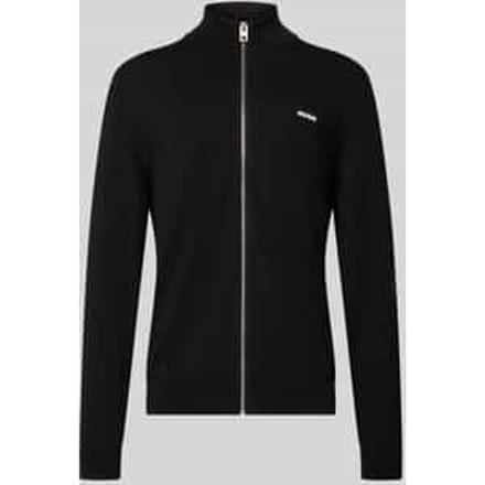 Regular fit gebreid jack van puur katoen model 'SAN JACOMO'