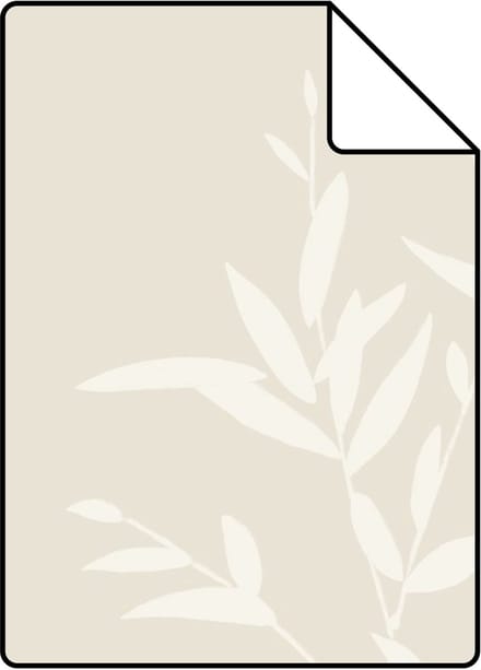 Proefstaal Origin Wallcoverings behang bamboe gebroken wit - 26,5 x 21 cm - 345750-S
