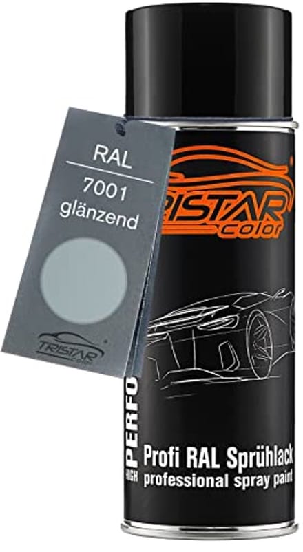 Spuitbus 400 ml glanzend sneldrogend RAL 7001 Silbergrau