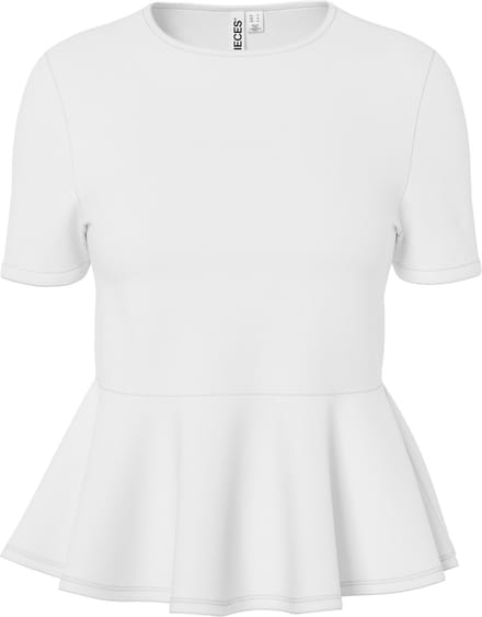 PIECES - PCALISA SS PEPLUM TOP JRS NOOS BC - Meisjes - Blouses
