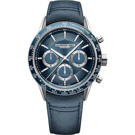 Raymond Weil Freelancer Heren Horloge Blauw 7741-SC3-50021
