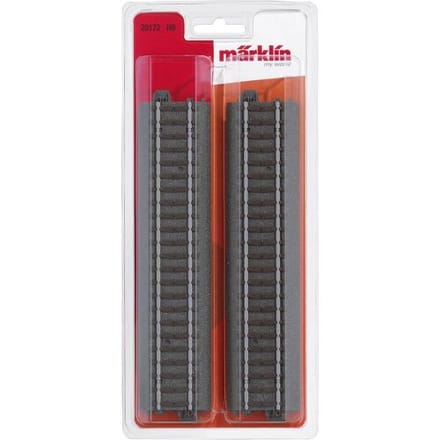 Märklin Start up H0 Märklin C-rails (met ballastbed) 20172 Rechte rails 171.7 mm 4 stuk(s)