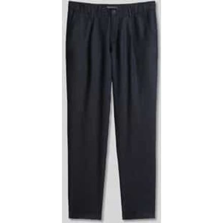 Tapered linnen broek met riemlusjes model 'OSBY JOGGER'