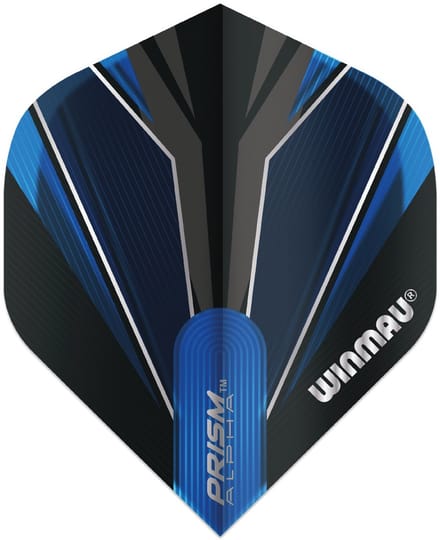Winmau Prism Alpha Black & Blue - Dart Flights