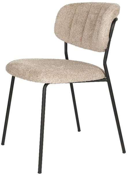 Puur - Victoria eetkamerstoel bouclé - beige
