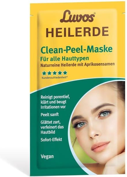 Luvos Heilaarde clean-peel masker alle huidtypes 7.5ml 2 Stuks