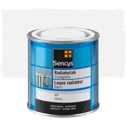 Sencys Radiatorlak Zijdeglans Wit 250ml