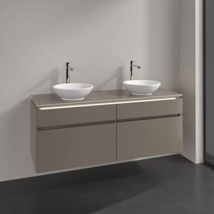 Villeroy & Boch Legato vanity unit 140 cm with LED lighting B592L0PN