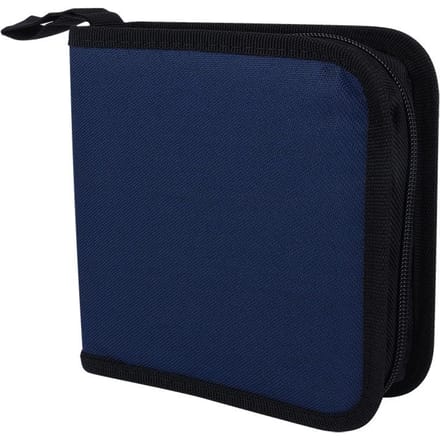 Draagbare Oxford stoffen 40-schijfs CD/DVD-houder DJ-opbergtas met rits black