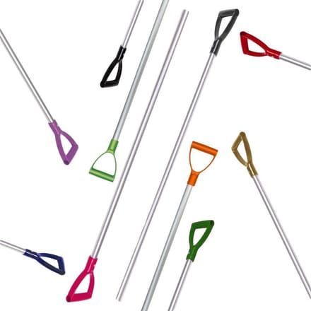 Mestvork Steel - Aluminium - 115 cm - Donkergrijs handvat
