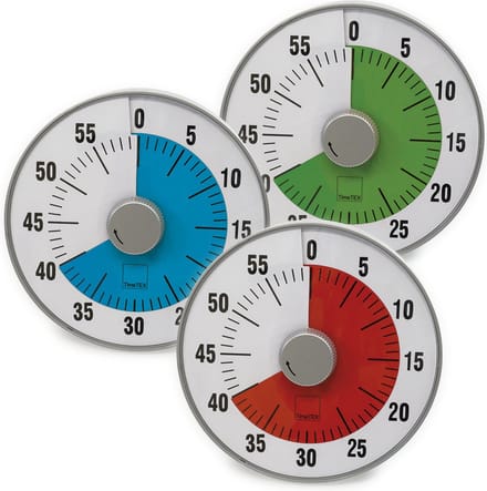 TimeTex Timer 60 min Geluidloos - L (19cm) Groen