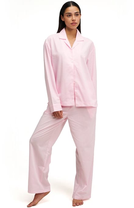 Dore & Rose - Premium Pyjama Dames - 85% Denier - Lichtgewicht - Extreem Zacht - Roze - S