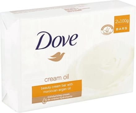 Dove Zeep – Cream Arganolie - Duopak 2 x 100 gram