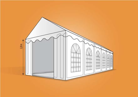 Ambisphere - Feesttent - Partytent - 6x12m XXL | 2,20m