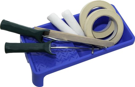 MagPaint - Verfrollerset Grote Klus - 2 Rollers - 2 Tapes - 2 Roerstaven - 1 Bakje