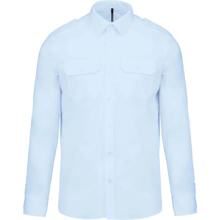 Kariban Herenpilootoverhemd lange mouwen K505 - sky blue - L