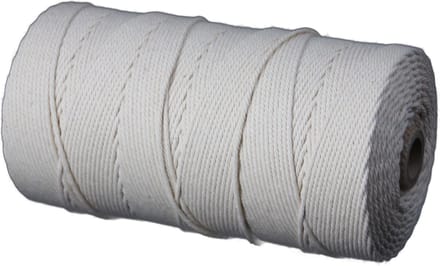 Katoenkoord - Ecru - Touw - spoel 500gr - dikte 2,2mm - lengte 250 mtr (Nr.32)