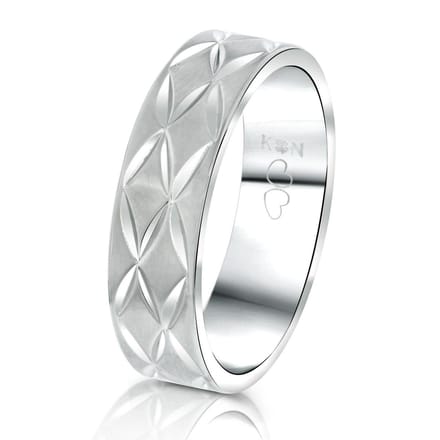 Lucardi Heren Vriendschapsring Bora Bora - Ring - Vaderdag Cadeautje - Staal - Zilverkleurig