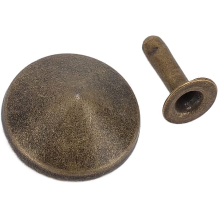 18mm Leren Klinknagels Kit Roestvrij Kleurecht Duurzaam IJzeren Klinknagel Stud DIY Leren Klinknagel Accessoires antieke bronskleur