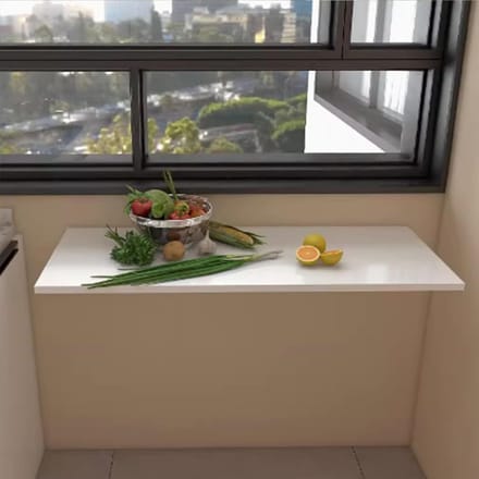 Klaptafel - Bureau aan muur - Ruimtebesparing thuis - Opvouwbaar ontwerp - 30x80cm - Meerdere opties