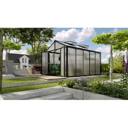 Vitavia Tuinkas Zeus Comfort 10000 - Polycarbonaat 16mm - Zwart - 258x391x250cm