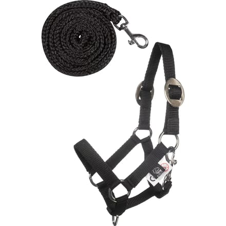Zadel en longe voor Hobby Horse HKM Kids Basic