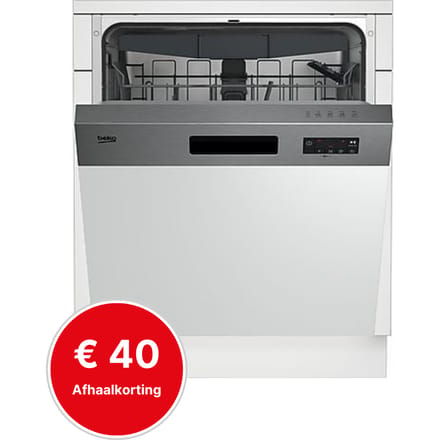 Beko BDSN16450 | Half geintegreerde vaatwassers | B Label