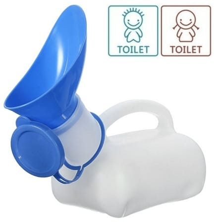 Draagbaar Urinaal - 1000ml - Voor Dames en Heren - Camping en Reizen
