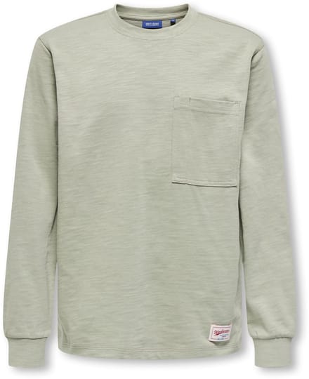 ONLY&SONS - OSJMACKEY REG LS LOGO TEE JRS - Jongens - Lange mouwen shirts