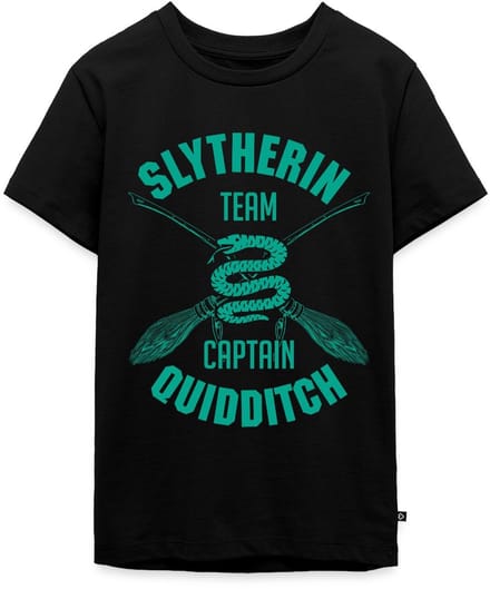 Harry Potter Slytherin Team Captain Quidditch Premium T-Shirt Tiener