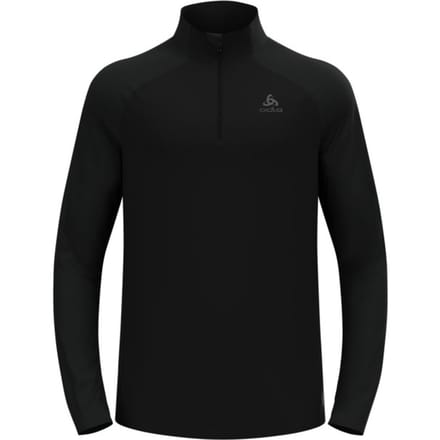 Odlo Essential Ceramiwarm Midlayer 1/2 Zip Heren - Zwart - Maat M