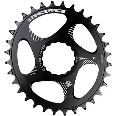 Race Face Cinch Oval Kettingblad Zwart 30t