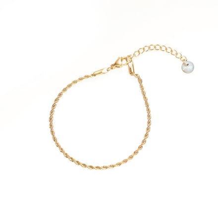 Go Dutch Label Armband gedraaid Goud B1771-2