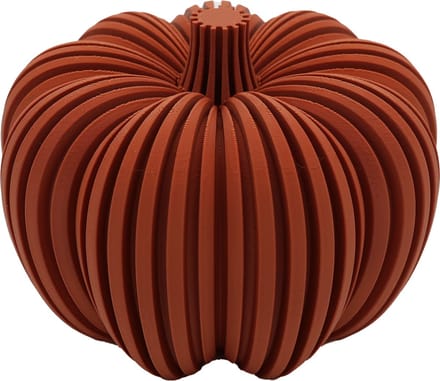 Solora pompoen beeld – Decoratief beeld - Terracotta - 3d geprinte beeld – Herfst woondecoratie - 10CM