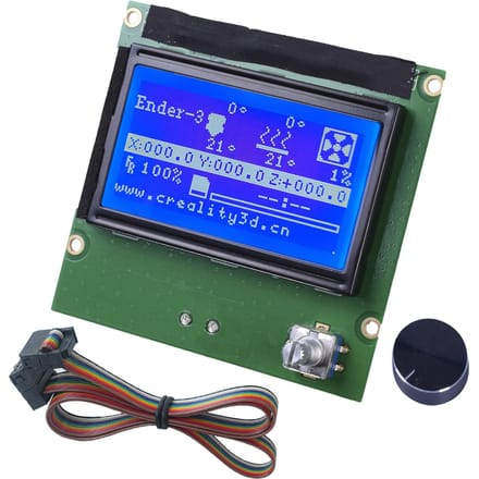 Écran d'imprimante 3D, affichage 12864, écran LCD, accessoires de carte de commande compatibles avec multicolore